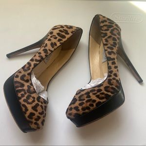 Jimmy Choo Platform leopard pumps